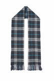 Classic Check Lambswool Dark Grey Scarf