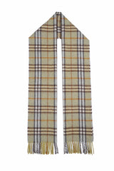 Burberry Pre-Owned Check Cashmere/Lambswool Green Scarf