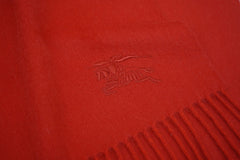 Burberry Pre-Owned Plain Cashmere Red Scarf