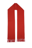 Plain Cashmere Red Scarf