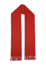 Burberry Pre-Owned Plain Cashmere Red Scarf