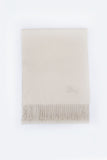 Plain Cashmere Ecru/Off White Scarf