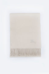 Burberry Pre-Owned Plain Cashmere Ecru/Off White Scarf