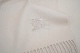 Plain Cashmere Ecru/Off White Scarf