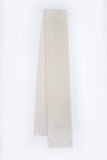 Plain Cashmere Ecru/Off White Scarf