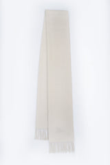 Burberry Pre-Owned Plain Cashmere Ecru/Off White Scarf