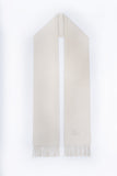Plain Cashmere Ecru/Off White Scarf