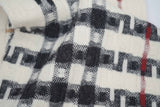 Classic Check Cashmere Ecru Scarf