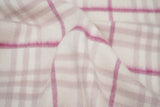 Classic Check Cashmere Ecru Scarf