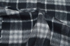 Burberry Pre-Owned Check Cashmere Black Scarf