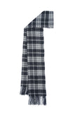 Classic Check Cashmere Black Scarf