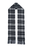 Classic Check Cashmere Black Scarf