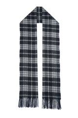 Burberry Pre-Owned Check Cashmere Black Scarf