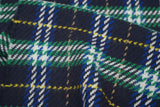Classic Check Wool Green Scarf