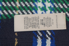 Burberry Pre-Owned Check Merino Wool Green Scarf