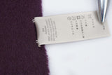 Plain Cashmere Purple Scarf