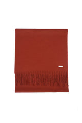 Loro Piana Pre-OwnedPlain Cashmere Red Scarf