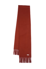 Loro Piana Pre-OwnedPlain Cashmere Red Scarf