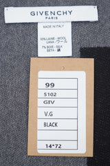 Givenchy Pre-Owned Plain Wool Black/Grey Scarf