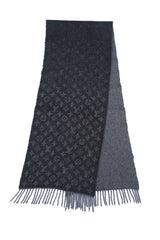 Louis Vuitton Pre-Owned Logo Cashmere/Wool Grey Scarf