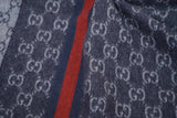 Gucci Pre-owned Logo Cashmere Grey Scarf