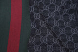 Gucci Pre-owned Logo Wool Dark Grey Scarf