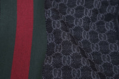 Logo Wool Dark Grey Scarf