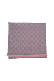Gucci Pre-owned Logo Wool Pink Scarf