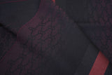 Gucci Pre-owned Logo Wool Burgundy Scarf
