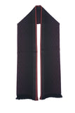 Gucci Pre-owned Logo Wool Burgundy Scarf