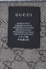 Logo Wool Sky Blue Scarf