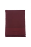 Salvatore Ferragamo Pre-owned Plain Wool Maroon Scarf
