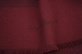 Salvatore Ferragamo Pre-owned Plain Wool Maroon Scarf
