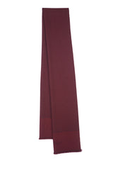 Salvatore Ferragamo Pre-Owned Plain Wool Maroon Scarf