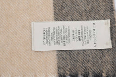 Burberry Pre-Owned Check Cashmere Beige Scarf