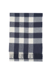Classic Check Cashmere Blue Scarf