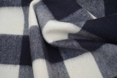 Burberry Pre-Owned Check Cashmere Blue Scarf