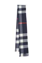 Burberry Pre-Owned Check Cashmere Blue Scarf