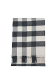 Classic Check Cashmere Ecru Scarf