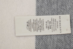 Burberry Pre-Owned Check Cashmere Ecru Scarf