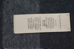 Burberry Pre-Owned Check Cashmere Dark Grey/Charcoal Scarf