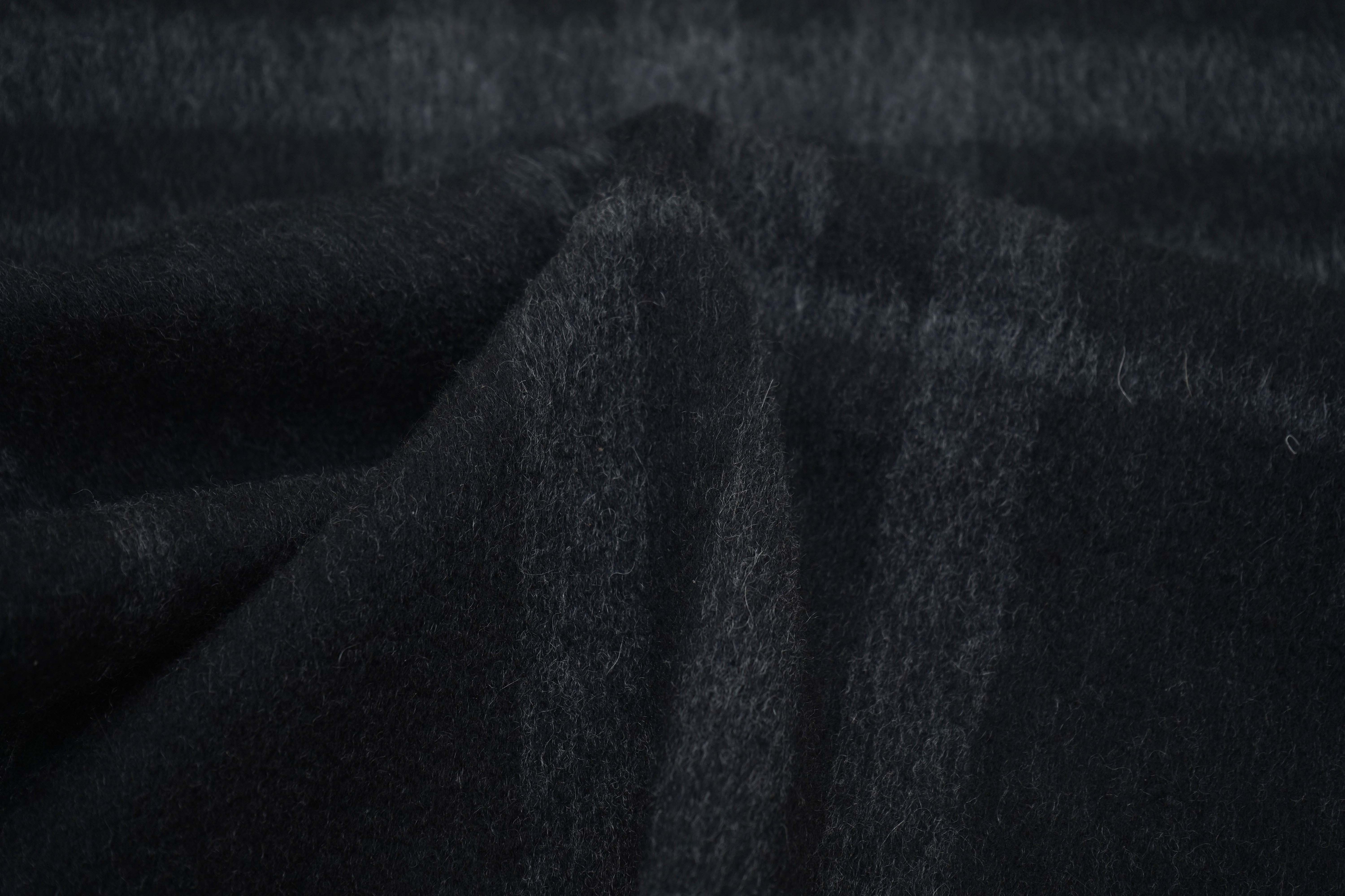 Classic Check Cashmere Dark Grey/Charcoal Scarf