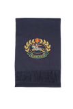 Logo Cashmere Blue Scarf